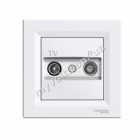Розетка TV+R проходная 4 dB Schneider Electric Asfora (белый) - catalog