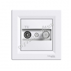Розетка TV+SAT индивидуальная 1 dB Schneider Electric Asfora (белый) - catalog