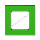 Рамка 1 пост ABB Levit (зеленый/дымчатый черный) - catalog