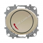 LED-диммер поворотный 2-100 Вт/ВА ABB Tacto (шампань) - catalog