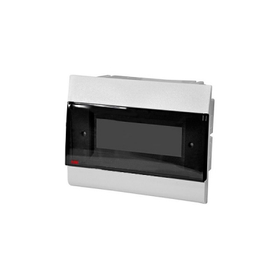 Шкаф внутренний ABB ESTETICA 8М IP41  белый/прозрачная дверь