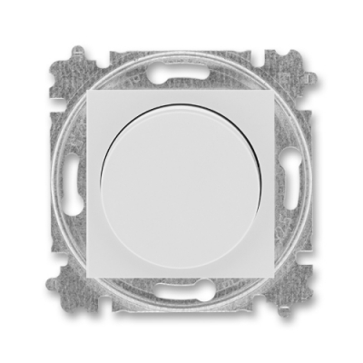 LED-диммер поворотный 2-100 Вт/ВА ABB Levit (серый/белый)