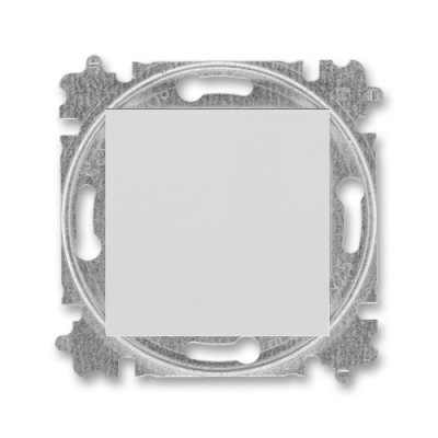Выключатель 1-кл. проходной ABB Levit (серый/белый)