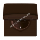 Розетка с заземлением IP44 ABB Allwetter 44 (коричневый) - catalog
