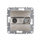 Розетка TV+SAT оконечная 1dB Schneider Electric Asfora (бронза) - catalog