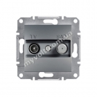 Розетка TV+SAT индивидуальная 1 dB Schneider Electric Asfora (сталь) - catalog
