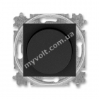 LED-диммер поворотный 2-100 Вт/ВА ABB Levit (oникс/дымчатый черный) - catalog