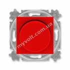 LED-диммер поворотный 2-100 Вт/ВА ABB Levit (красный/дымчатый черный) - catalog