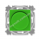 LED-диммер поворотный 2-100 Вт/ВА ABB Levit (зеленый/дымчатый черный) - catalog