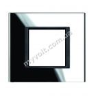 Рамка 1 пост Schneider Electric Unica Class (черное зеркало) - catalog
