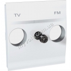 Плата розетки TV/R 2 модуля Schneider Electric Unica (белый) - catalog