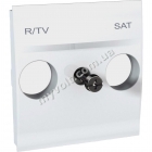 Плата розетки TV-R/SAT 2 модуля Schneider Electric Unica (белый) - catalog