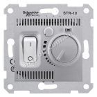 Термостат для теплого пола 10 А Schneider Electric Sedna (алюминий) - catalog