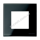 Рамка 1 пост ABB Zenit (стекло черное) - catalog