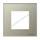 Рамка 1 пост ABB Zenit (жемчужное стекло) - catalog