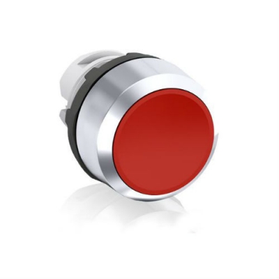 Кнопка б/подсветки ABB MP1-20R красный