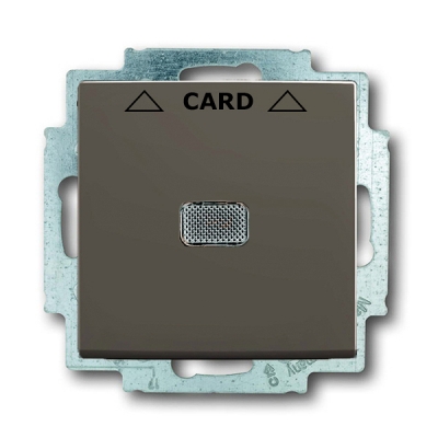 Выключатель карточный ABB Basic55 (шато черный)