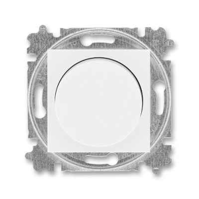 LED-диммер поворотный 2-100 Вт/ВА ABB Levit (белый/белый)