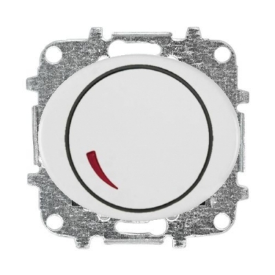 LED-диммер поворотный 2-100 Вт/ВА ABB Tacto (белый)