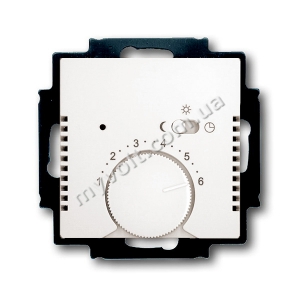 Терморегулятор с датчиком температуры ABB Basic55 (шале белый)