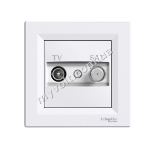 Розетка TV+SAT индивидуальная 1 dB Schneider Electric Asfora (белый)