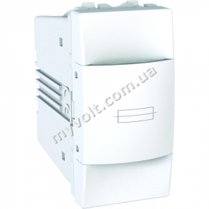 Блок для предохранителей 1 модуль Schneider Electric Unica (белый)