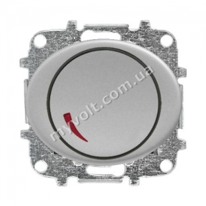 LED-диммер поворотный 2-100 Вт/ВА ABB Tacto (серебряный)