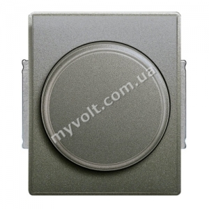 LED-диммер поворотный 2-100 Вт/ВА ABB Time (черный металлик)