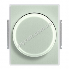 LED-диммер поворотный 2-100 Вт/ВА ABB Element (агава / бело-ледяной) - catalog