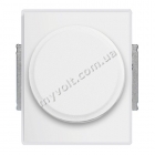 LED-диммер поворотный 2-100 Вт/ВА ABB Time (белый / белый) - catalog
